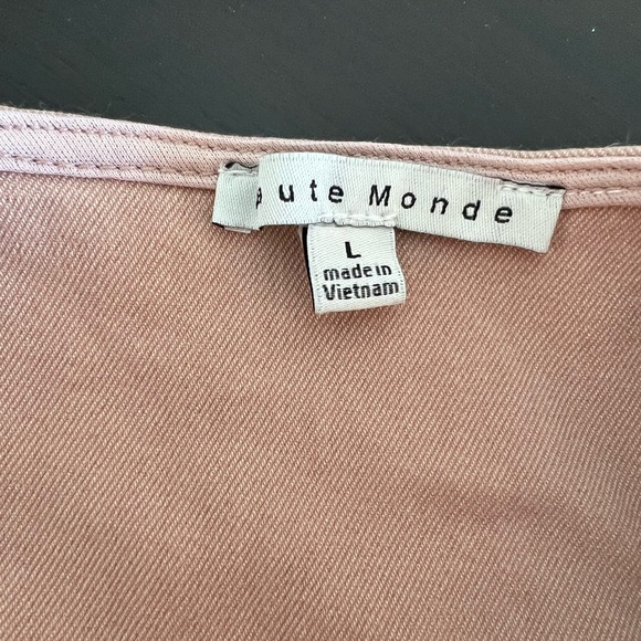 HAUTE MONDE CROP TOP PADDED CUP LACE-UP LARGE - Picture 4 of 4